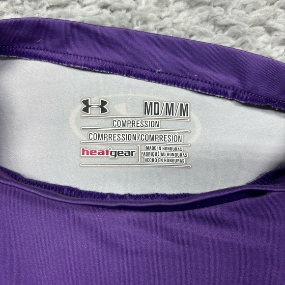 Macho Man Shirt Mens Medium Under Armour Compression Shirt WWE Wrestling Fitness - Picture 2 of 5